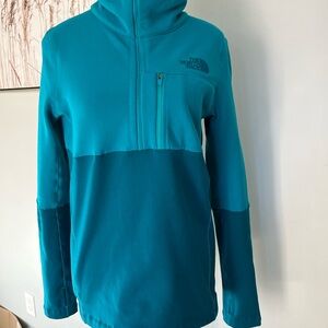 The North Face Turquoise Half-Zip Jacket